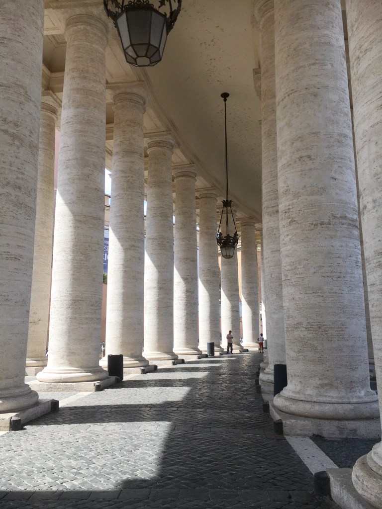 St Peters square columns