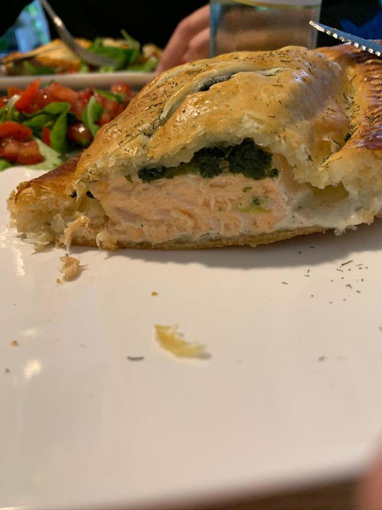 salmon puff pastry
